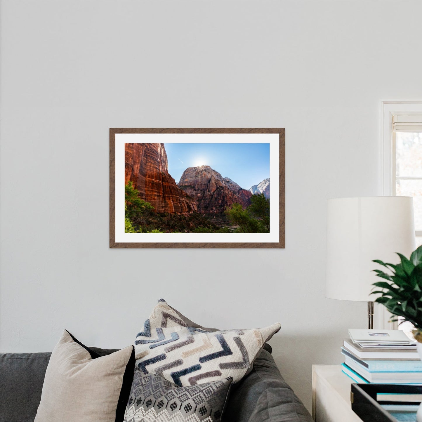 Zion National Park Starburst - Frey Wall Art