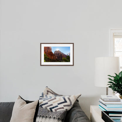 Zion National Park Starburst - Frey Wall Art