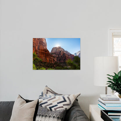 Zion National Park Starburst - Frey Wall Art