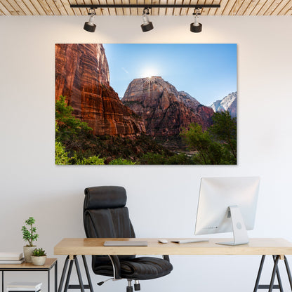 Zion National Park Starburst - Frey Wall Art