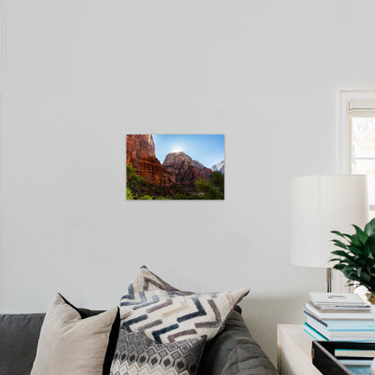 Zion National Park Starburst - Frey Wall Art