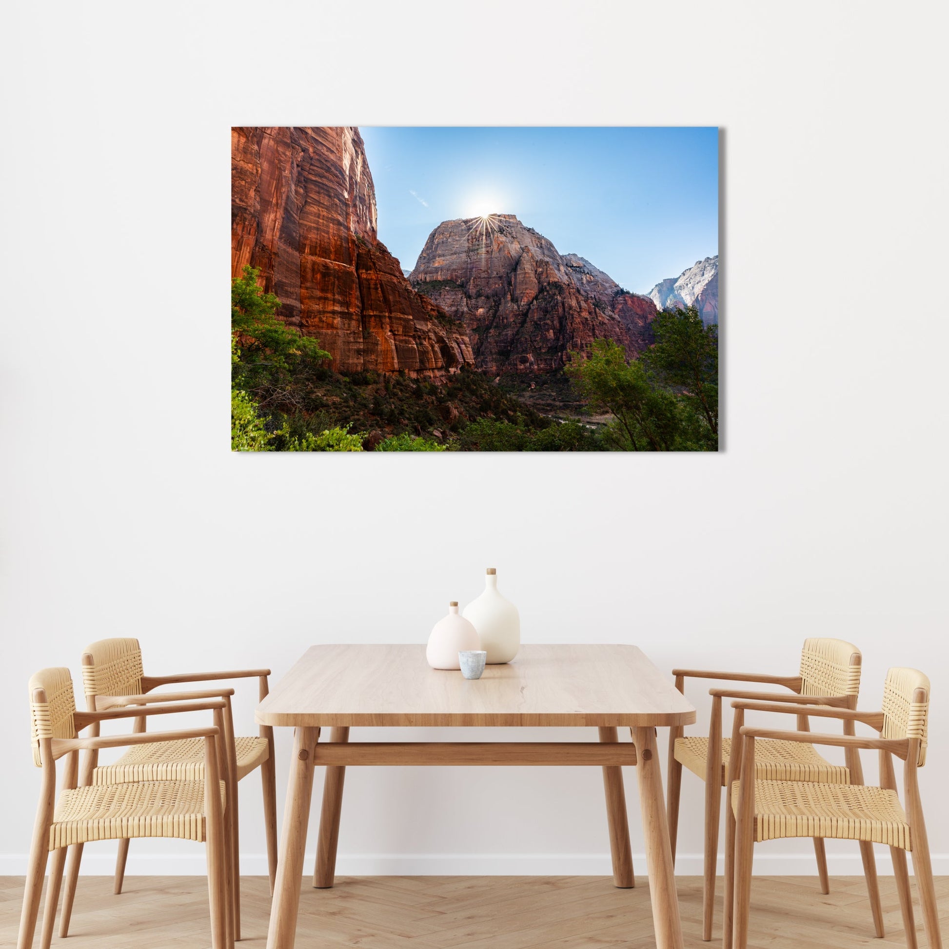 Zion National Park Starburst Fine Art Photography Print - Frey Wall Art